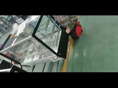 Передняя прямая стеклянная витрина для пирожных с вентиляционной системой охлаждения