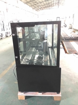 Рабочей поверхности Refrigerated охладитель витринного шкафа пекарни с полной видимостью продукта