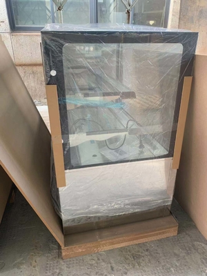 Охладитель случая печенья нержавеющей стали Refrigerated основанием с двойными полками