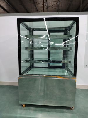 Витрина печенья Refrigerated дисплеем с передней прямой тройкой застеклила противотуманное стекло