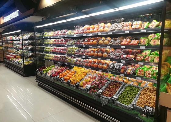 Размораживать мултиплексного охладителя открытой выкладки Multideck места стены автоматический