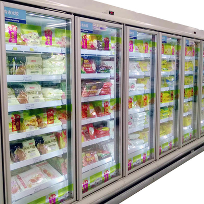 Стеклянный охладитель Frost Multideck двери свободный с регулятором температуры цифров