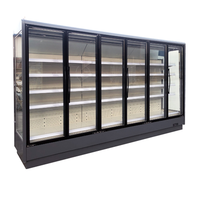 Коммерчески охладитель Multideck дисплея с прозрачным стеклом Endpanels