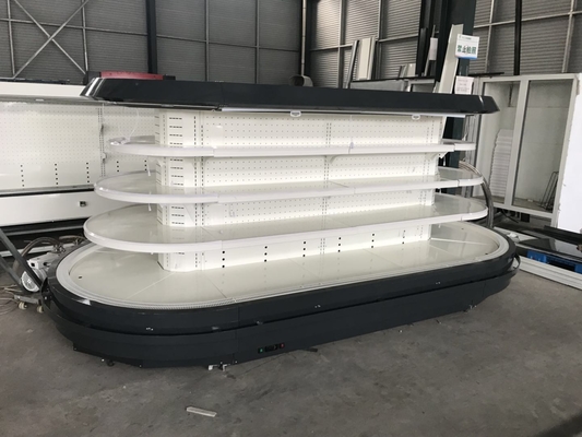 Semi высокий охладитель открытой выкладки Multideck с 3 слоями регулируемого включения в набор отложенных изменений