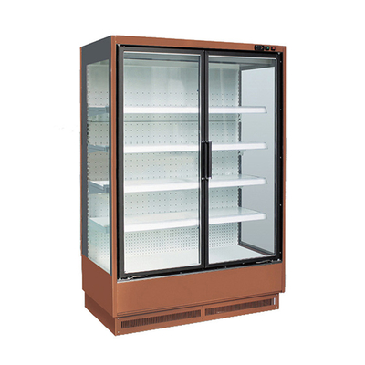 Энергосберегающее Multideck Refrigerated витрина Frameless для молочных продучтов